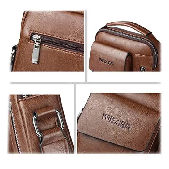 Men's Leather Handbag Small Crossbody Shoulder Bags DailySale