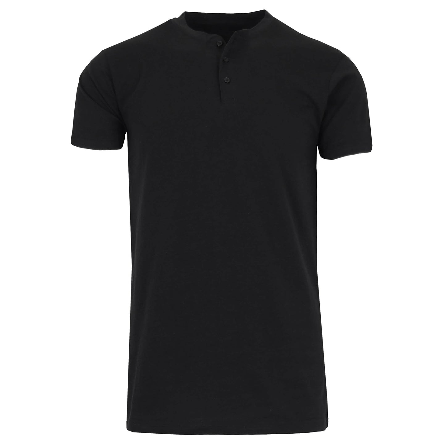 Men's Slim Fitting Short Sleeve Henley Slub Tee DailySale