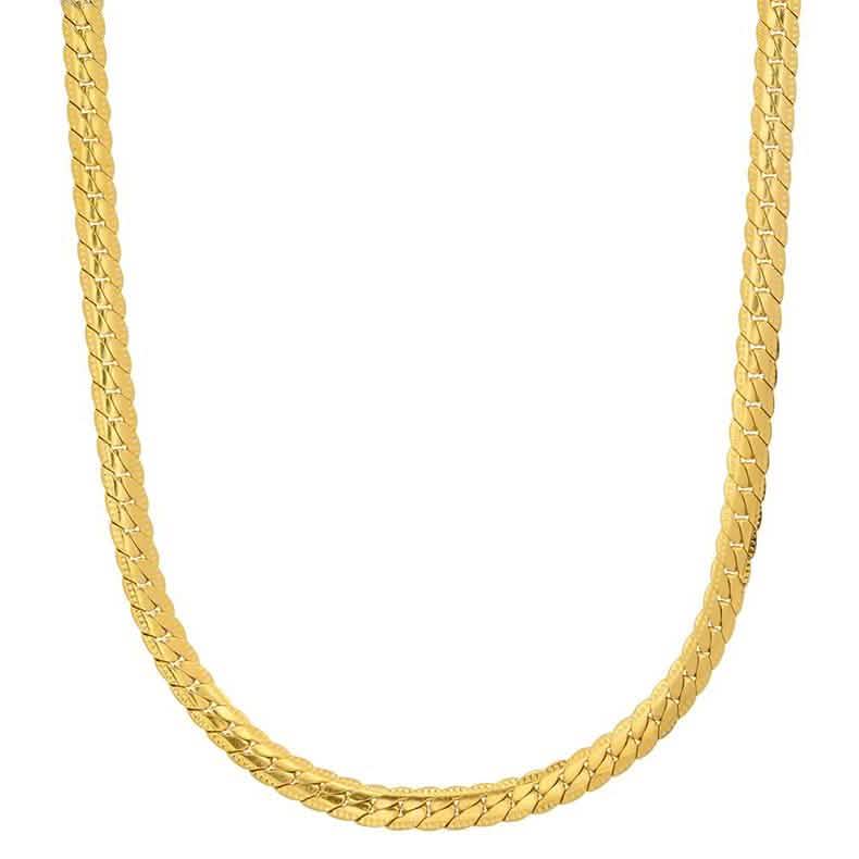 Men's Stainless Steel Curb Cuban Link Chain by Steeltime DailySale