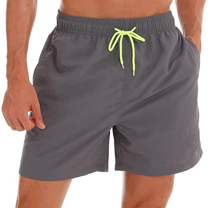 Men's Swim Trunks Quick Dry Beach Shorts with Pockets DailySale