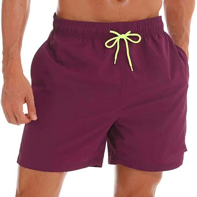 Men's Swim Trunks Quick Dry Beach Shorts with Pockets DailySale