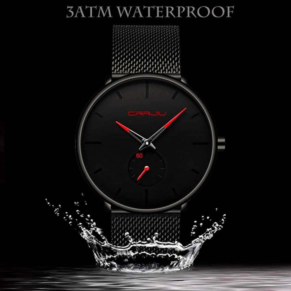 Men's Ultra-Thin Minimalist Waterproof Fashion Wrist Watch DailySale