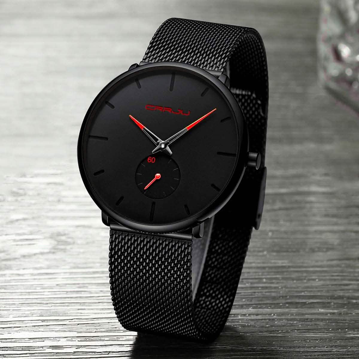 Men's Ultra-Thin Minimalist Waterproof Fashion Wrist Watch DailySale