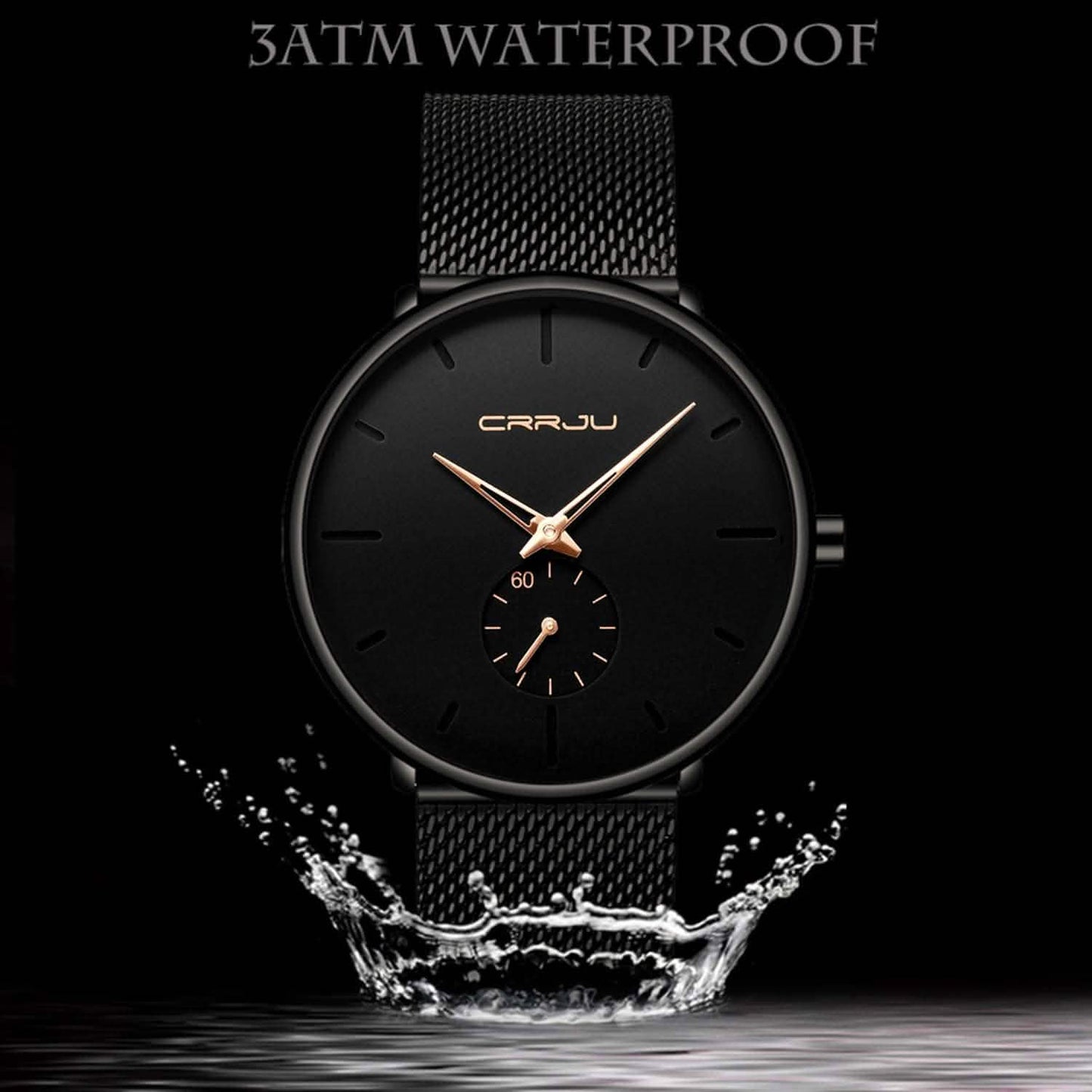 Men's Ultra-Thin Minimalist Waterproof Fashion Wrist Watch DailySale