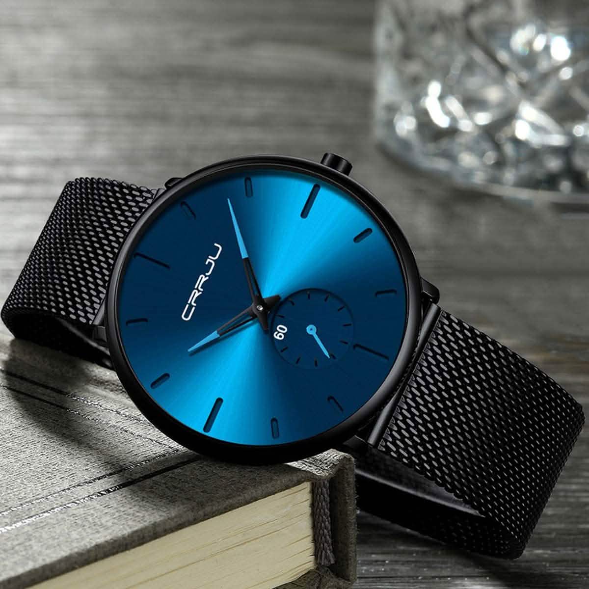 Men's Ultra-Thin Minimalist Waterproof Fashion Wrist Watch DailySale