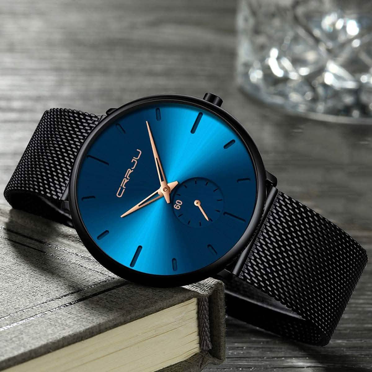 Men's Ultra-Thin Minimalist Waterproof Fashion Wrist Watch DailySale