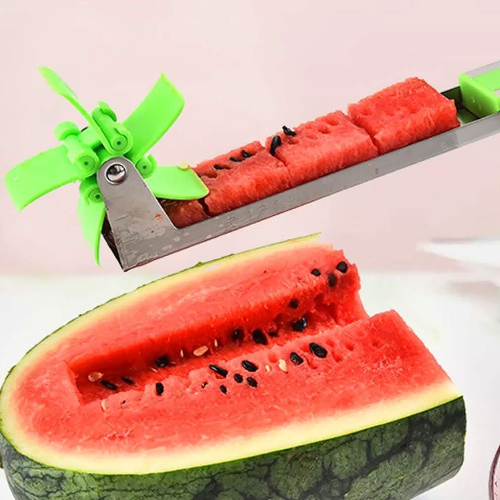 Mess-Free Windmill Watermelon Cutter and Cuber DailySale
