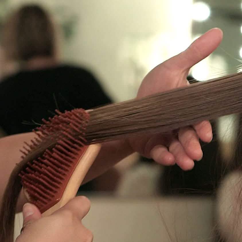 Michel Mercier Wood Crafted Detangling Hair Brush DailySale