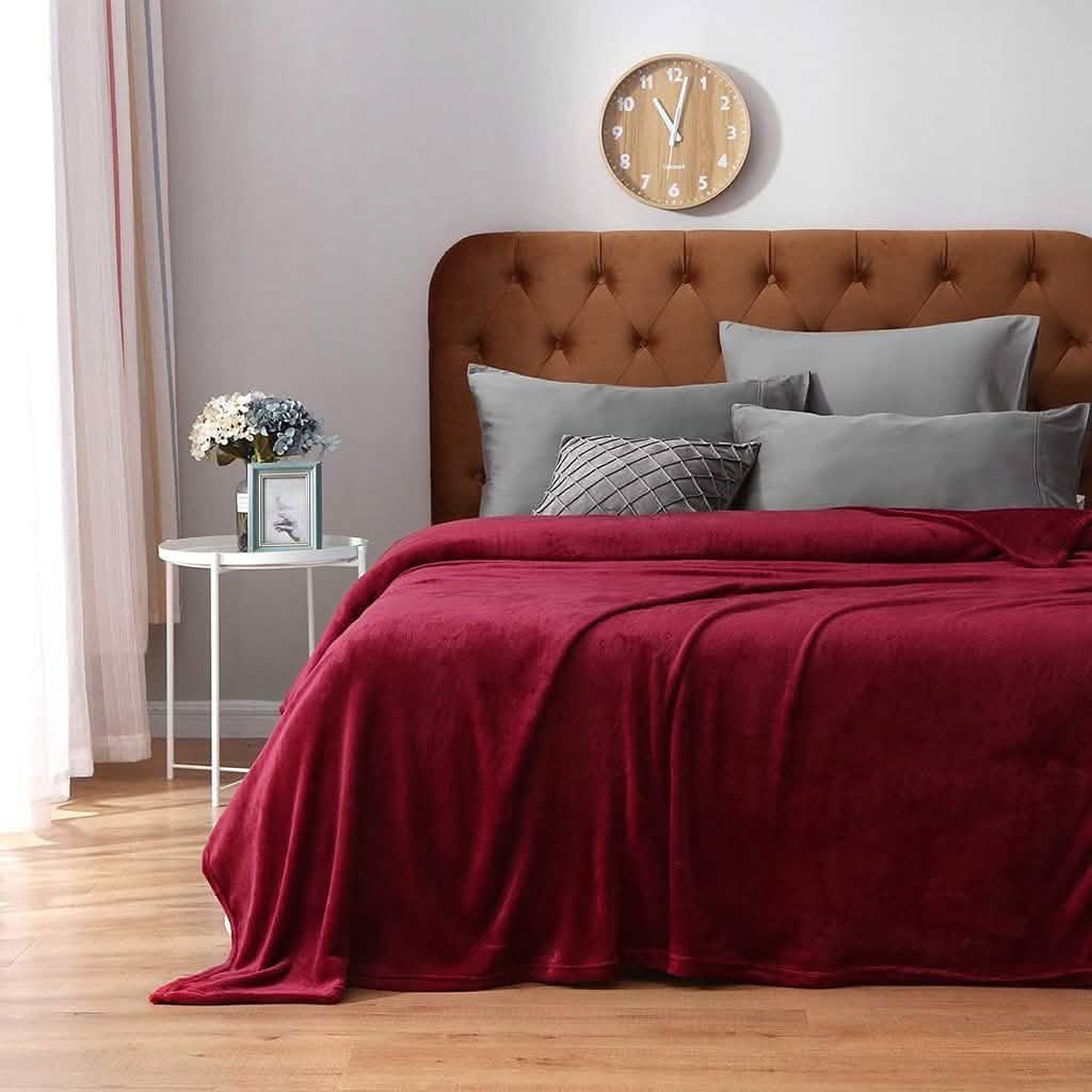 Microfiber Soft Fleece Blanket -Comfy for All Seasons DailySale