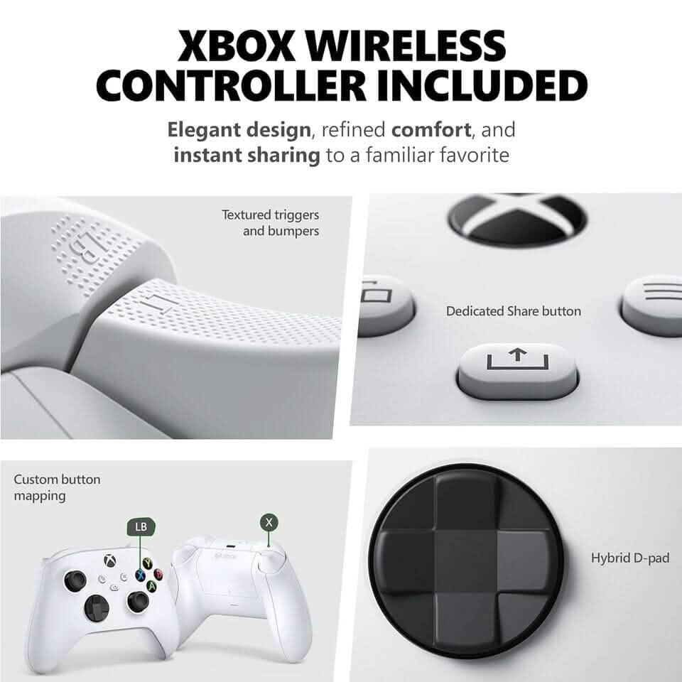 Microsoft Xbox Series S 512GB All-Digital Starter Bundle Console (Refurbished) DailySale