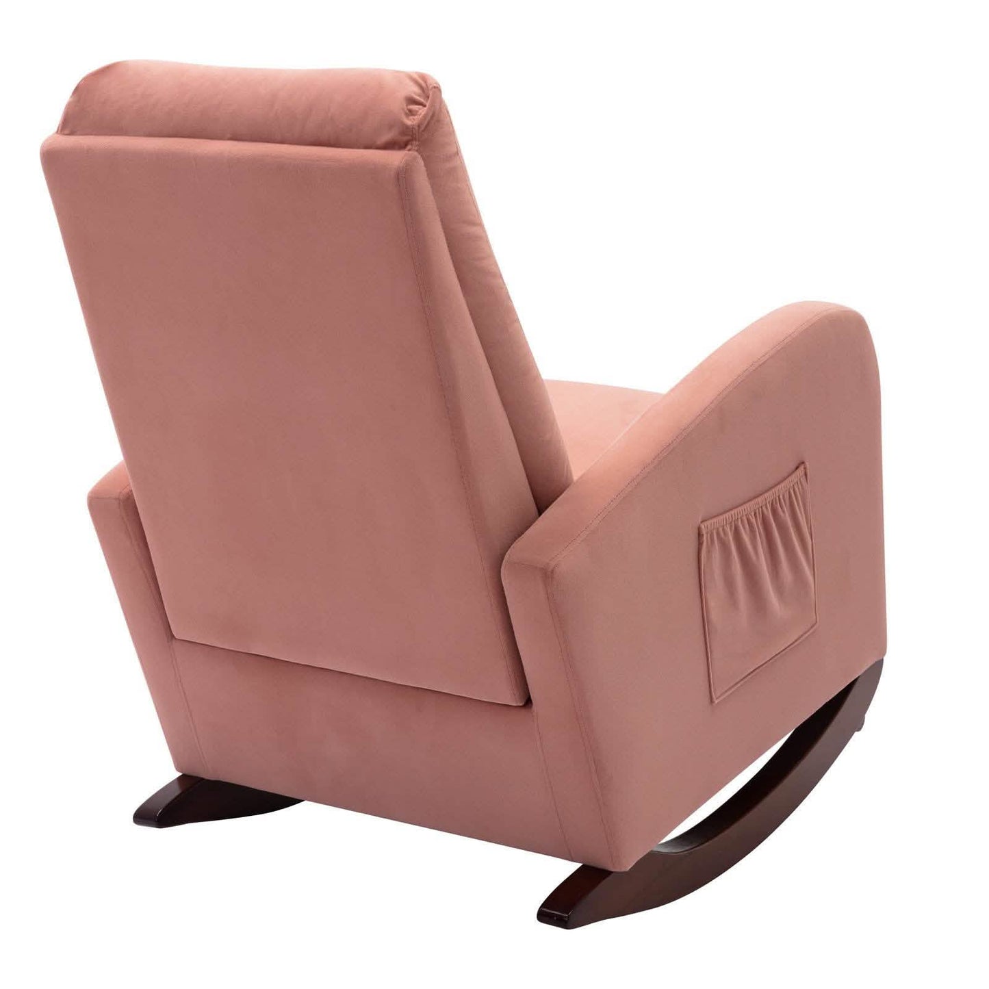 Mid-Century Modern Nursery Rocking Chair Armchair DailySale