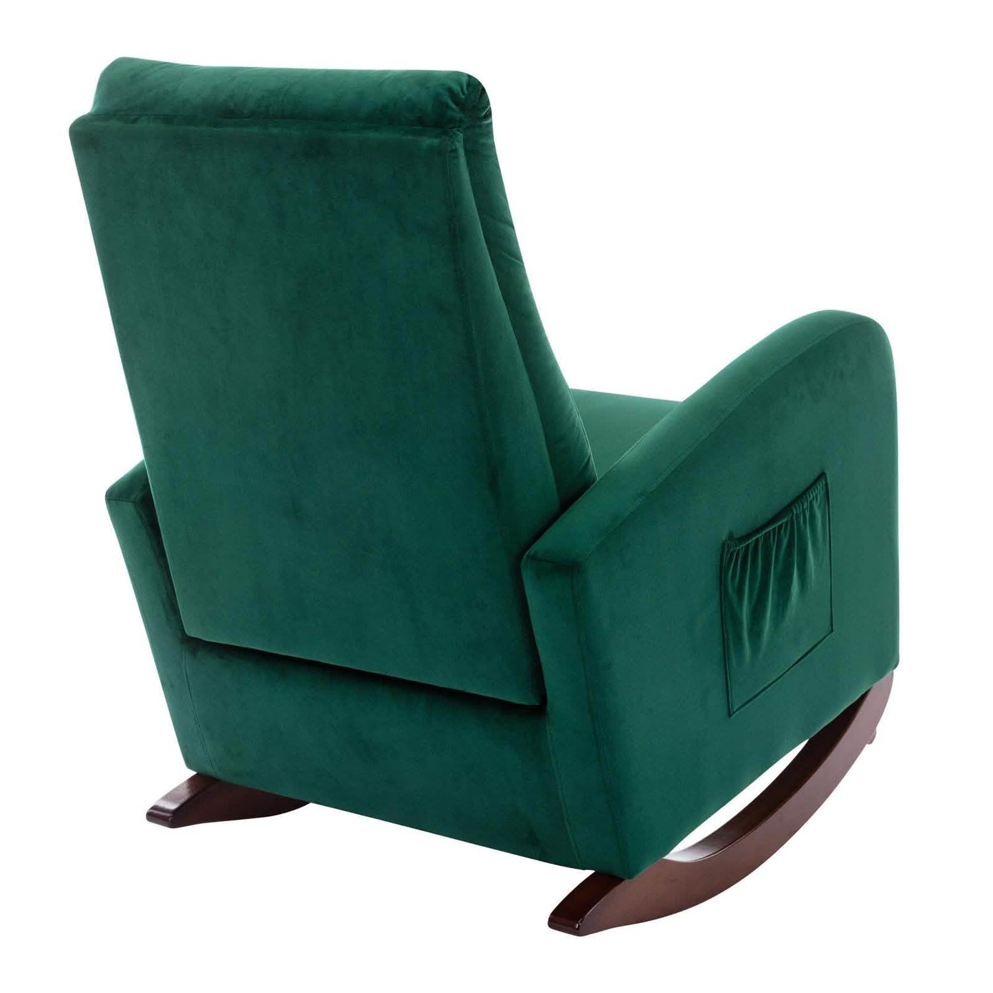 Mid-Century Modern Nursery Rocking Chair Armchair DailySale