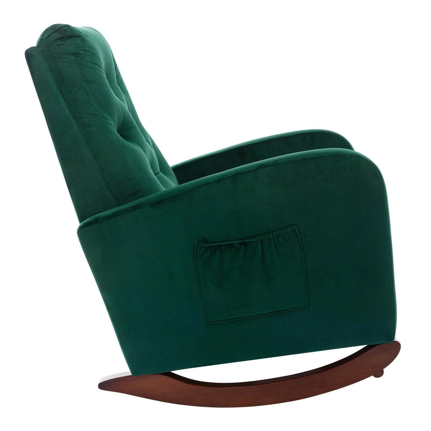 Mid-Century Modern Nursery Rocking Chair Armchair DailySale