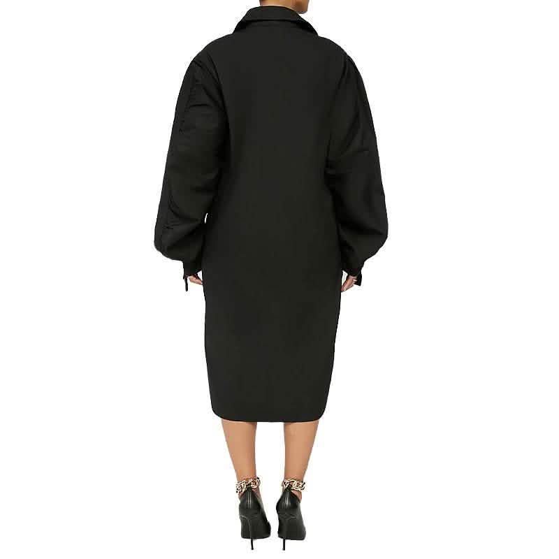 Midi Dress Long Sleeve Classic Spring Summer Casual Modern Oversized DailySale