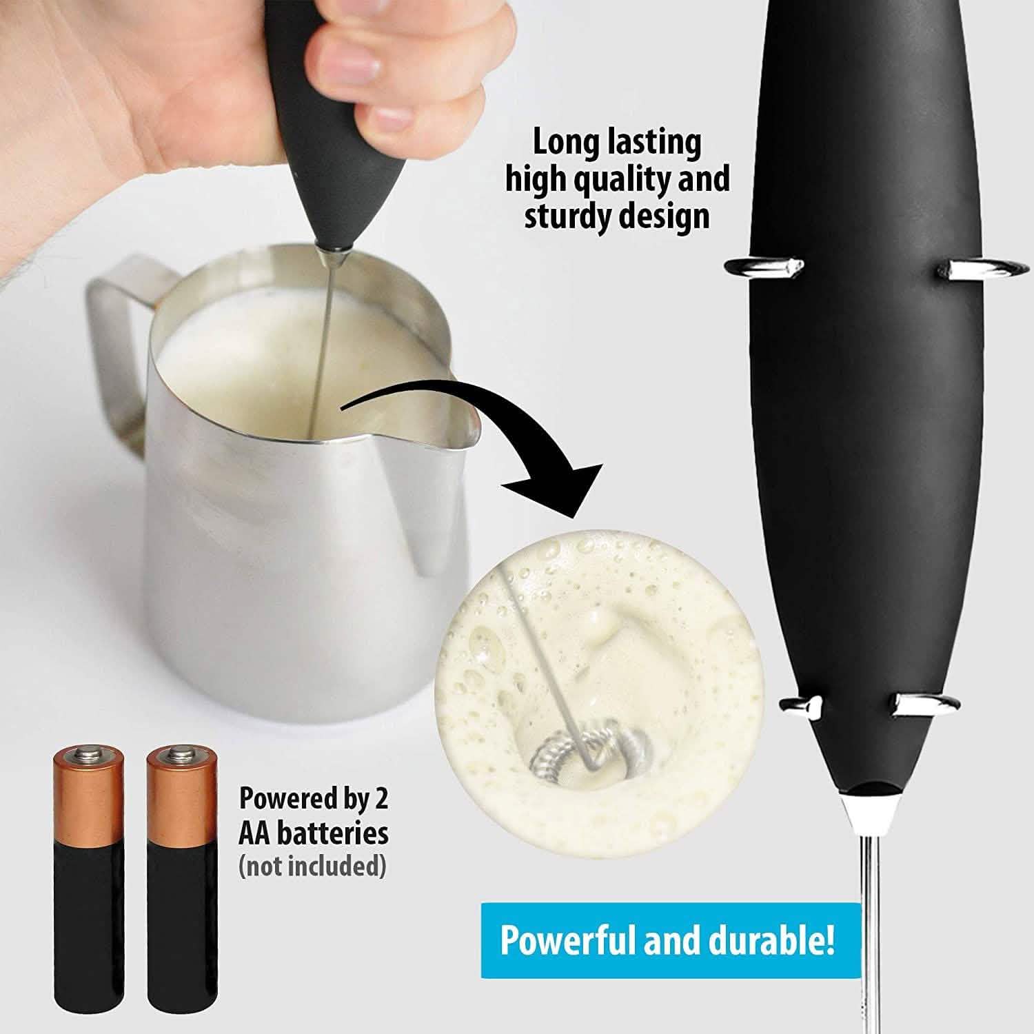 Milk Frother Handheld Foam Maker for Latte DailySale