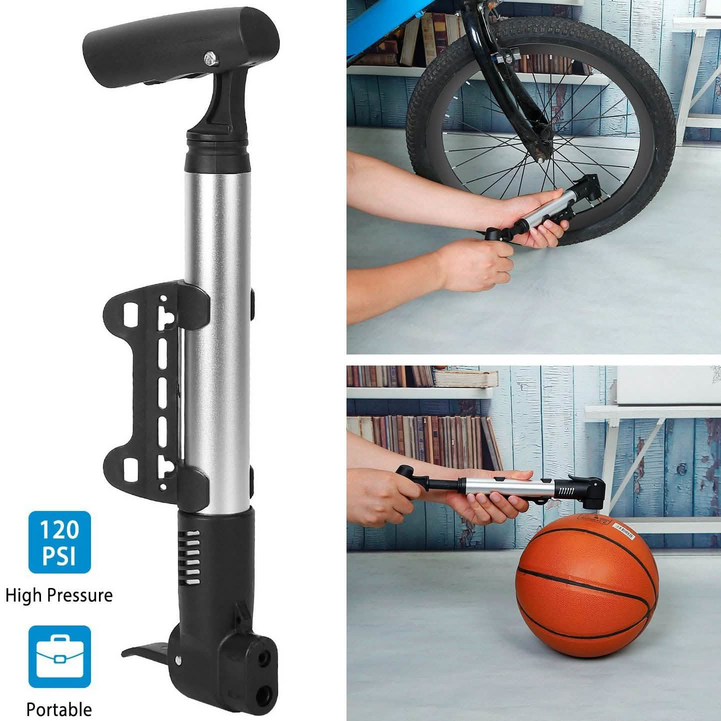 Mini Bike Pump Portable Bicycle Tire Inflator DailySale