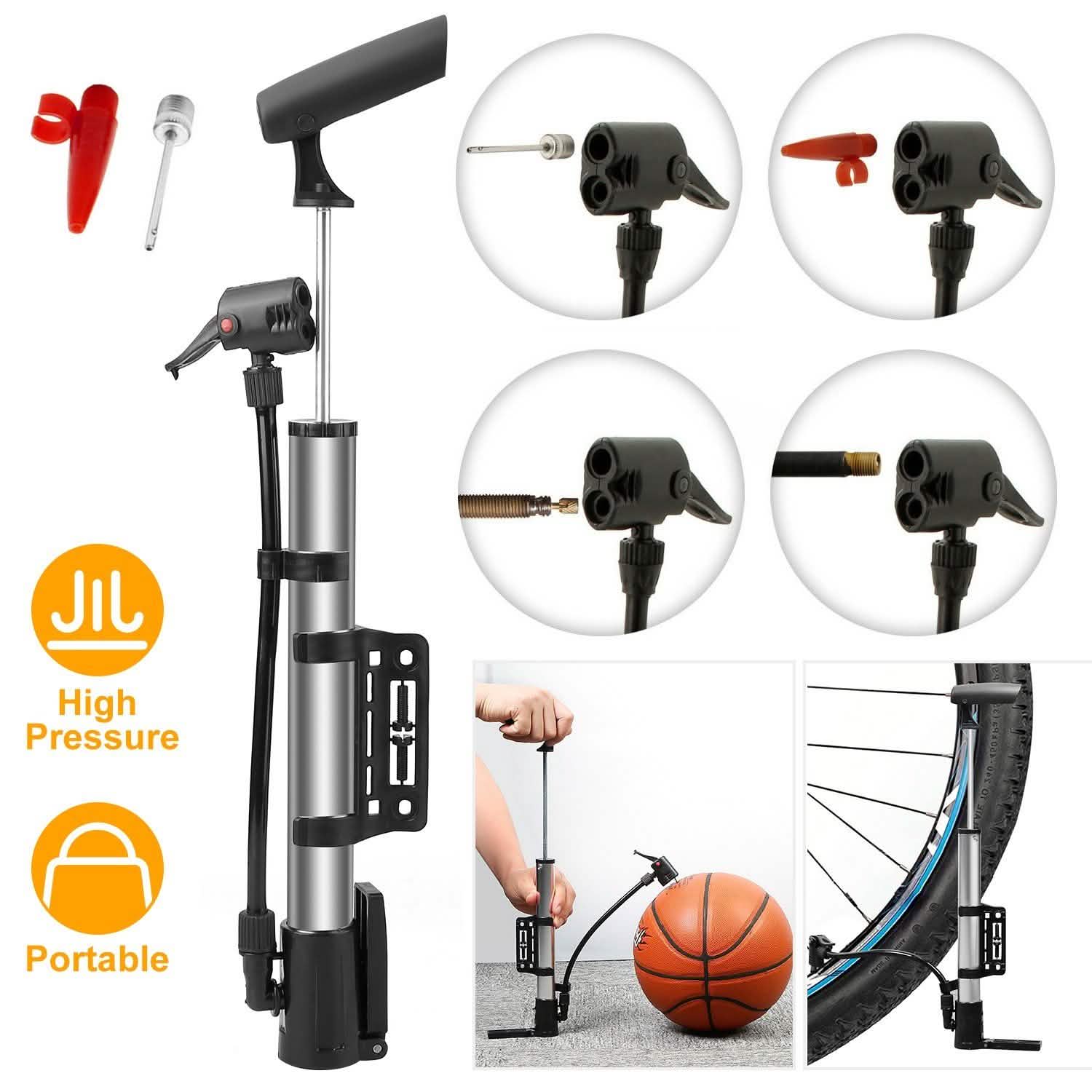 Mini Bike Pump Portable Bicycle Tire Inflator DailySale