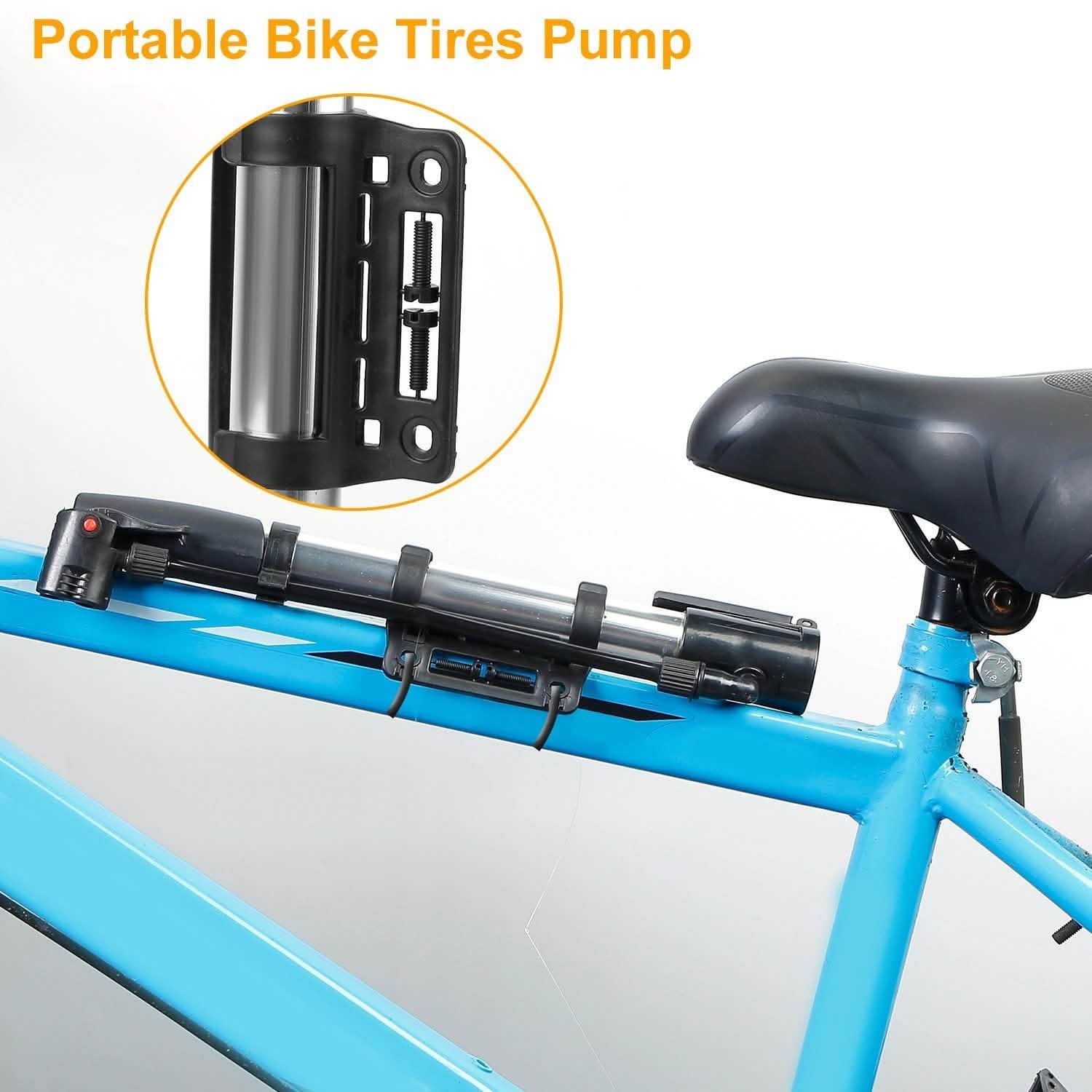 Mini Bike Pump Portable Bicycle Tire Inflator DailySale