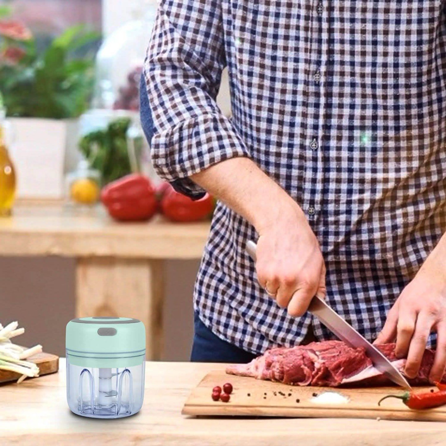 Mini Electric Cordless Garlic Chopper DailySale