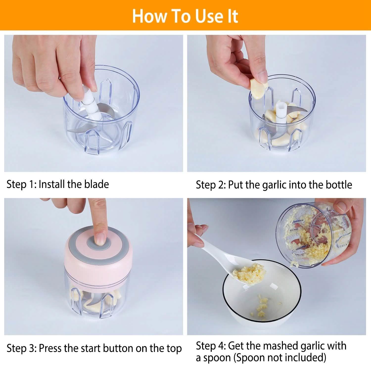 Mini Electric Cordless Garlic Chopper DailySale