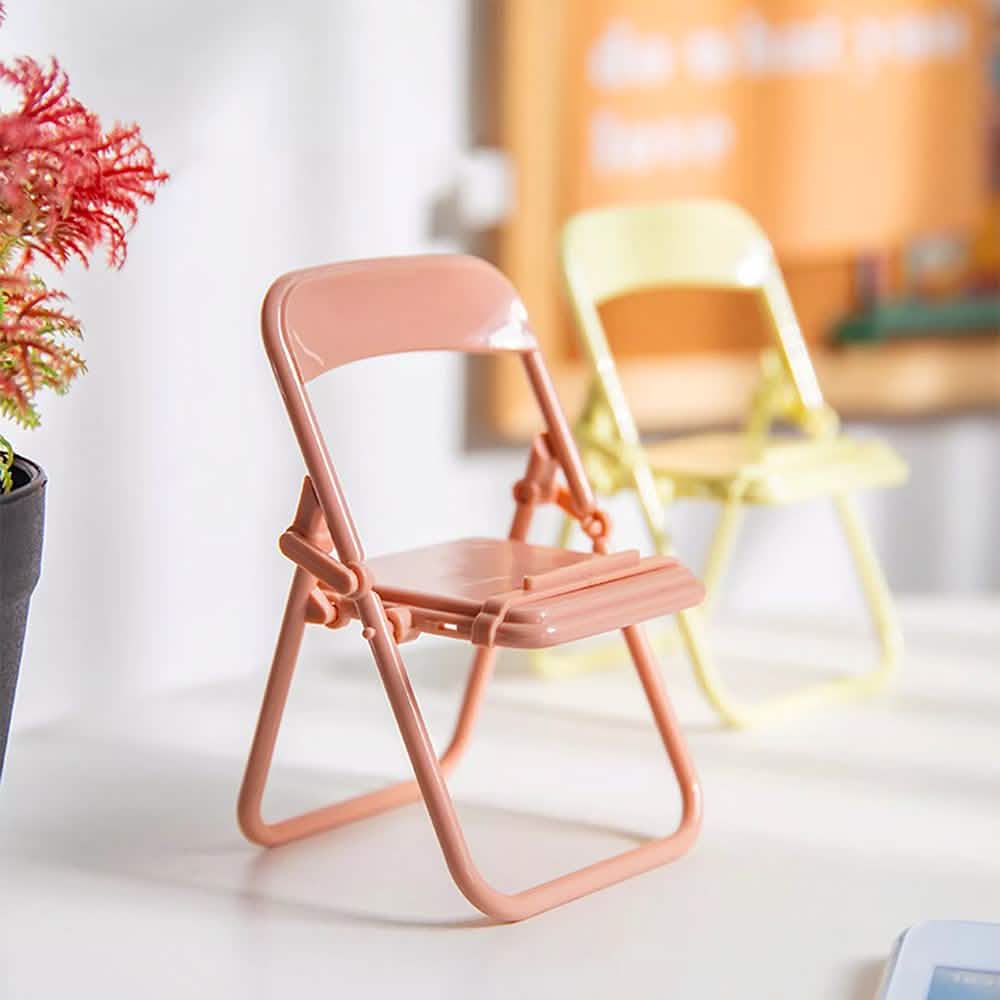 Mini Folding Chair Phone Holder DailySale