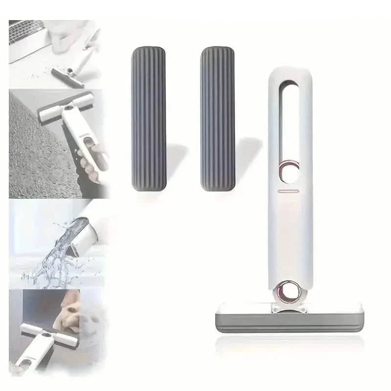 Mini Mop Sponge Mop Folding Home Cleaning Mops with Self-Squeezing DailySale