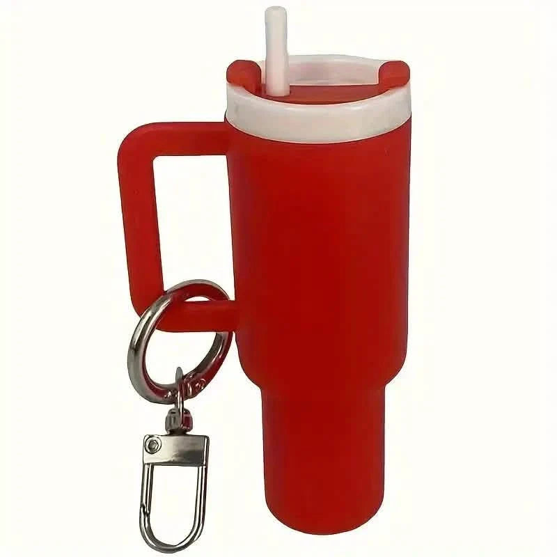 Mini Water Bottle Keychain - Street Style, Plastic Material DailySale