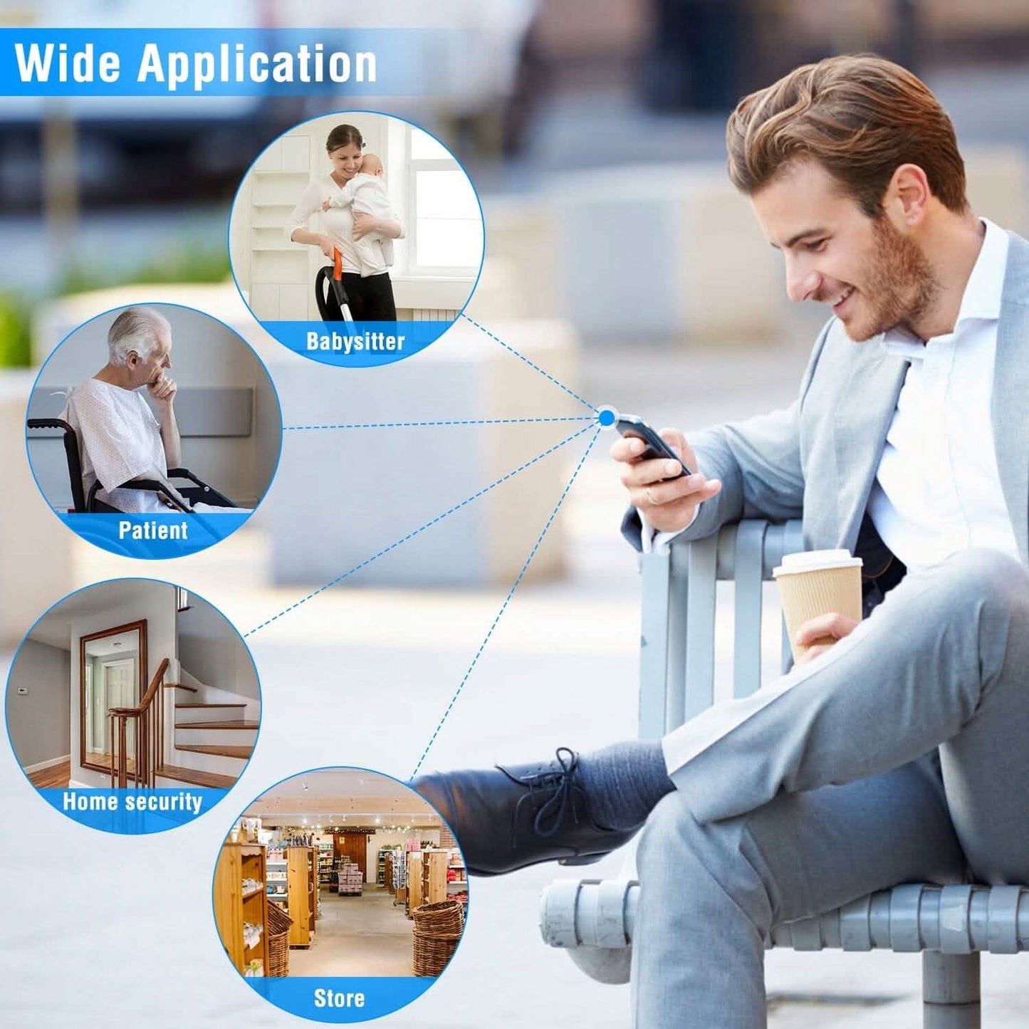 Mini Wireless Camera Wifi IR Night Vision HD 1080P Home Security DailySale