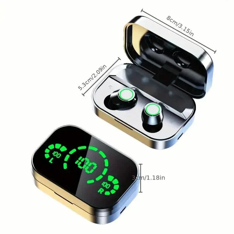Mini Wireless Earbuds with Digital Display - True Wireless Stereo Earphones DailySale