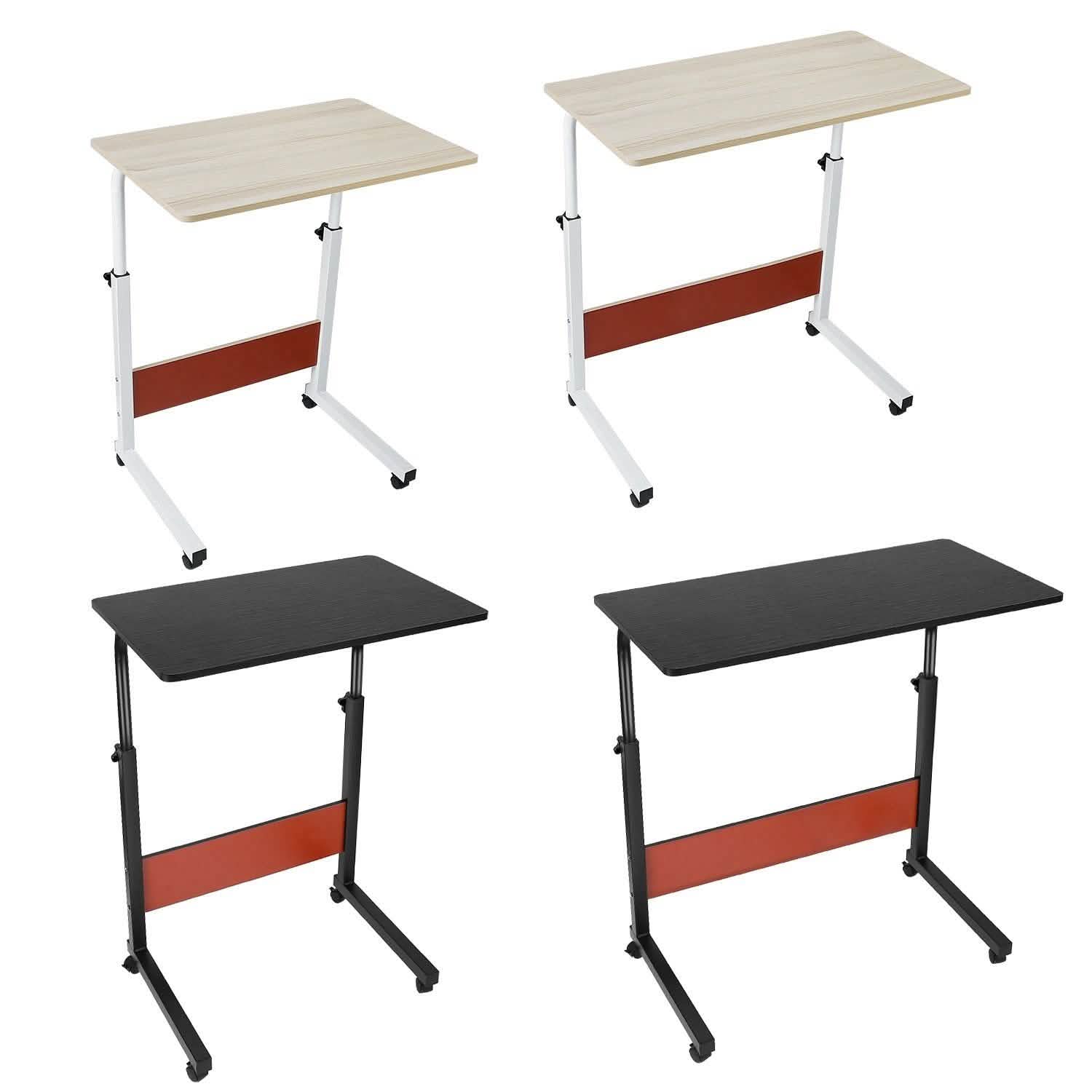 Mobile Laptop Desk Height Adjustable Rolling Wheels DailySale
