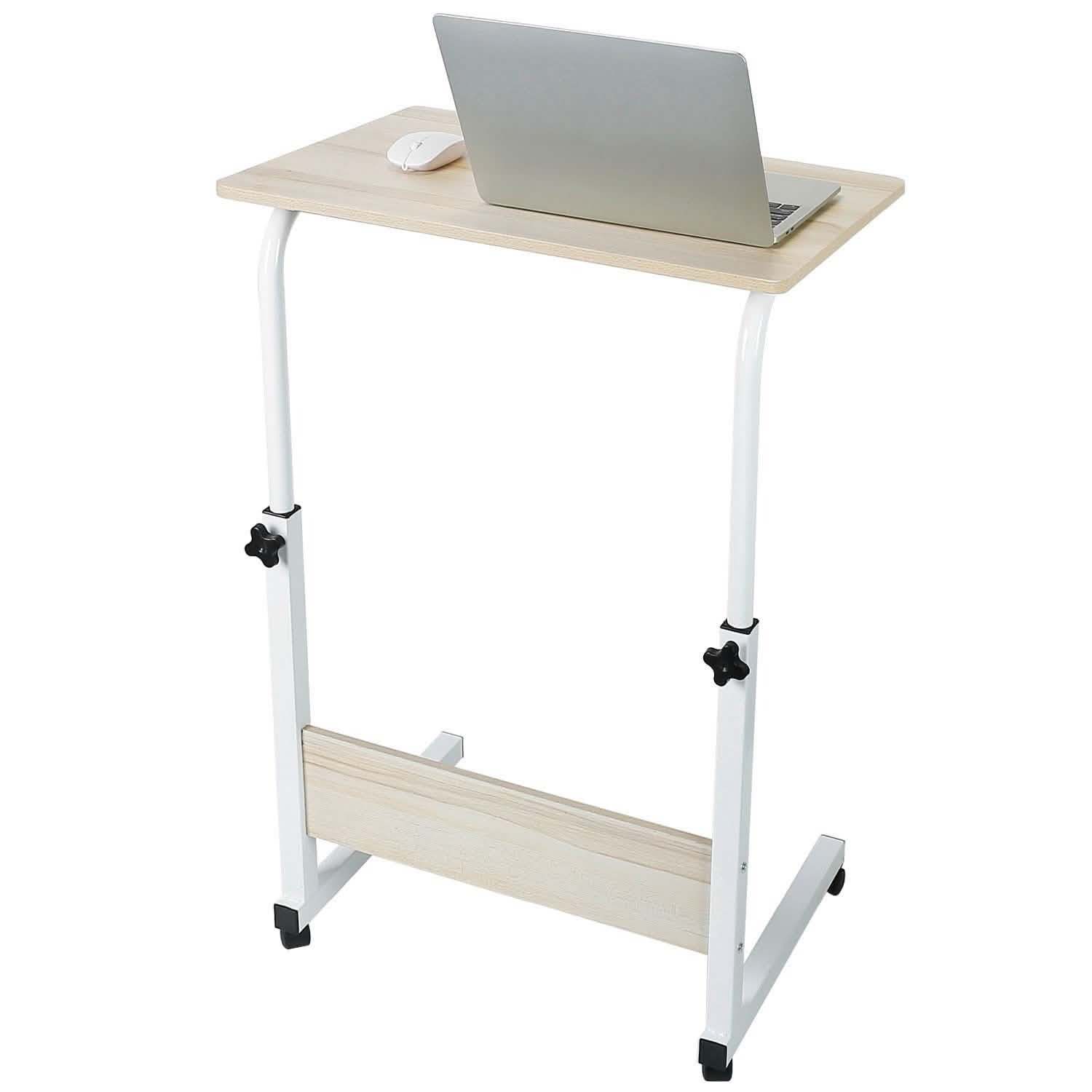 Mobile Laptop Desk Height Adjustable Rolling Wheels DailySale