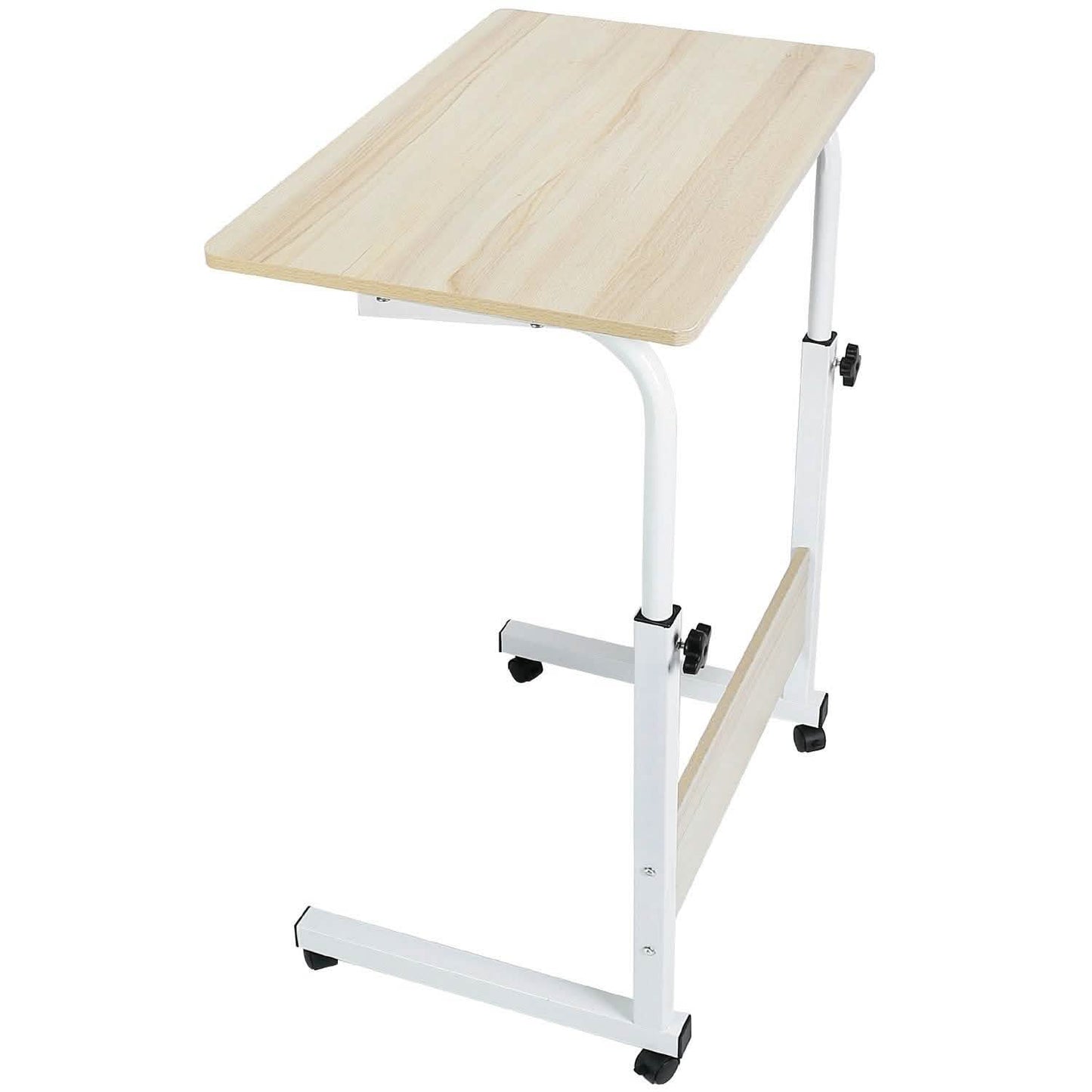 Mobile Laptop Desk Height Adjustable Rolling Wheels DailySale