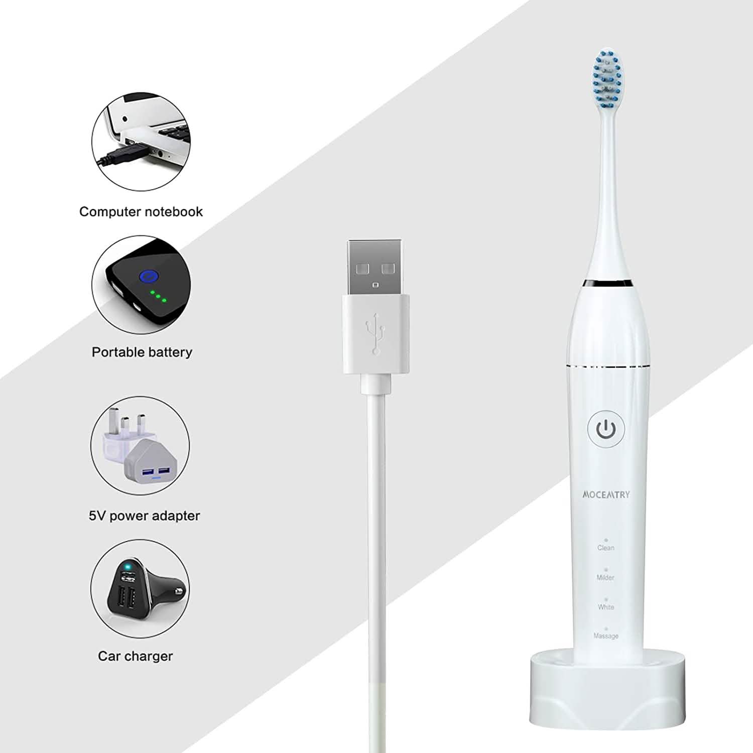 MOCEMTRY Sonic Electric Toothbrush DailySale