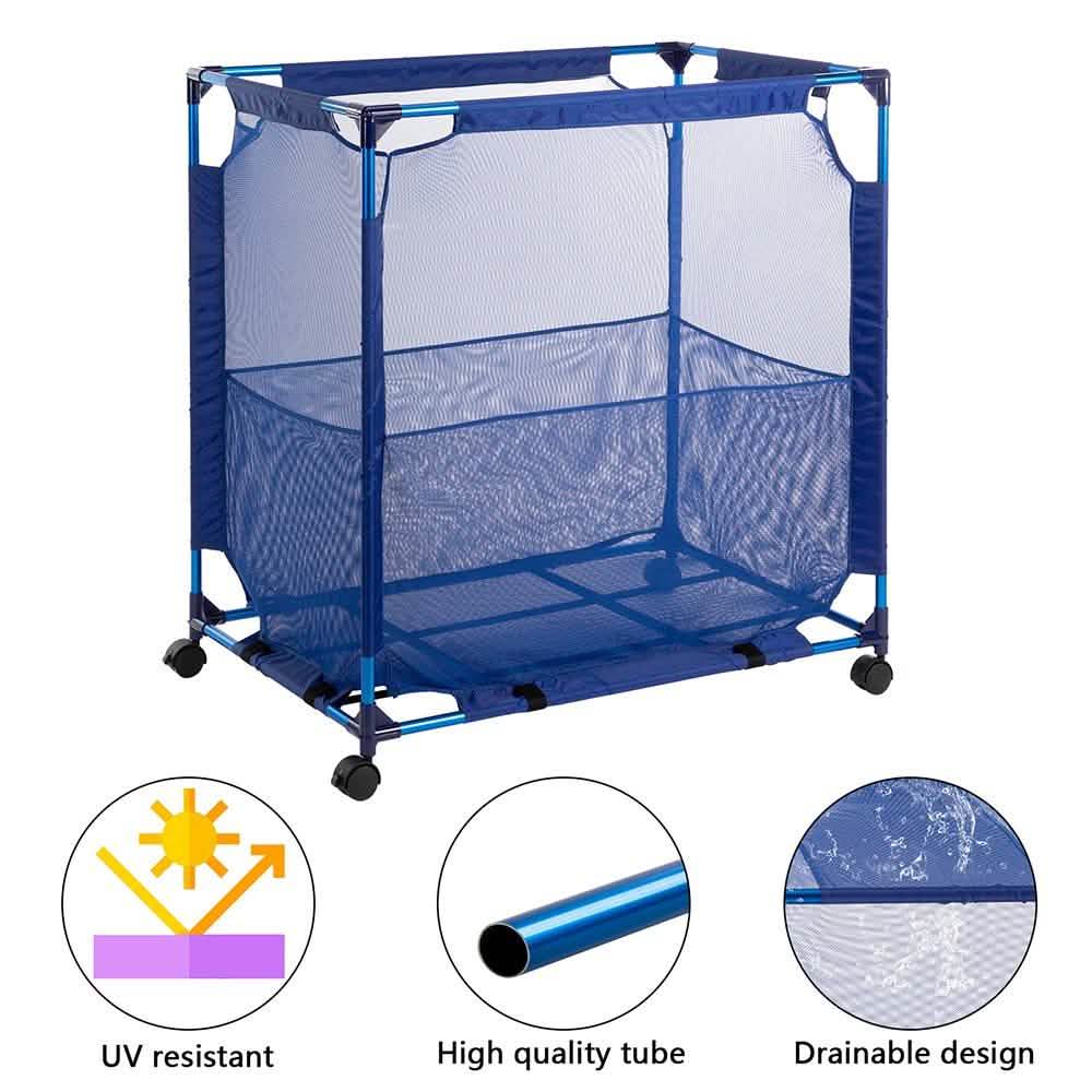 Modern Blue Pool Storage Bin DailySale