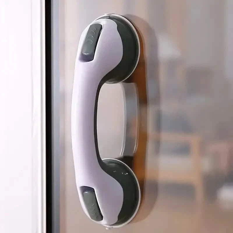 Modern Non-Slip Shower Handle, Powerful Suction, Safety Grip, Contemporary Design DailySale
