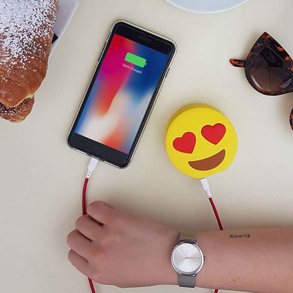 MojiPower Soft Touch External Battery 2600 mAh for iOS and Android DailySale