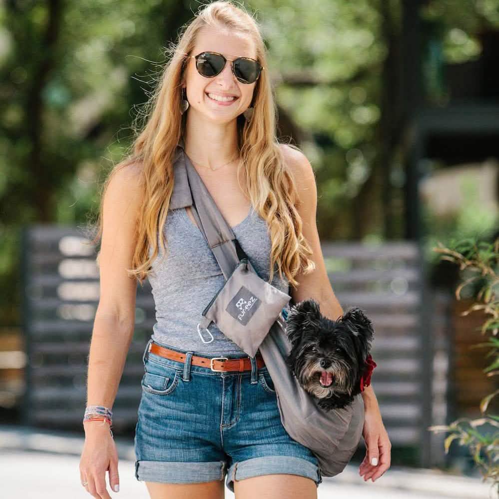 Monkey Mat Fur-EEZ Pet Sling Carrier DailySale