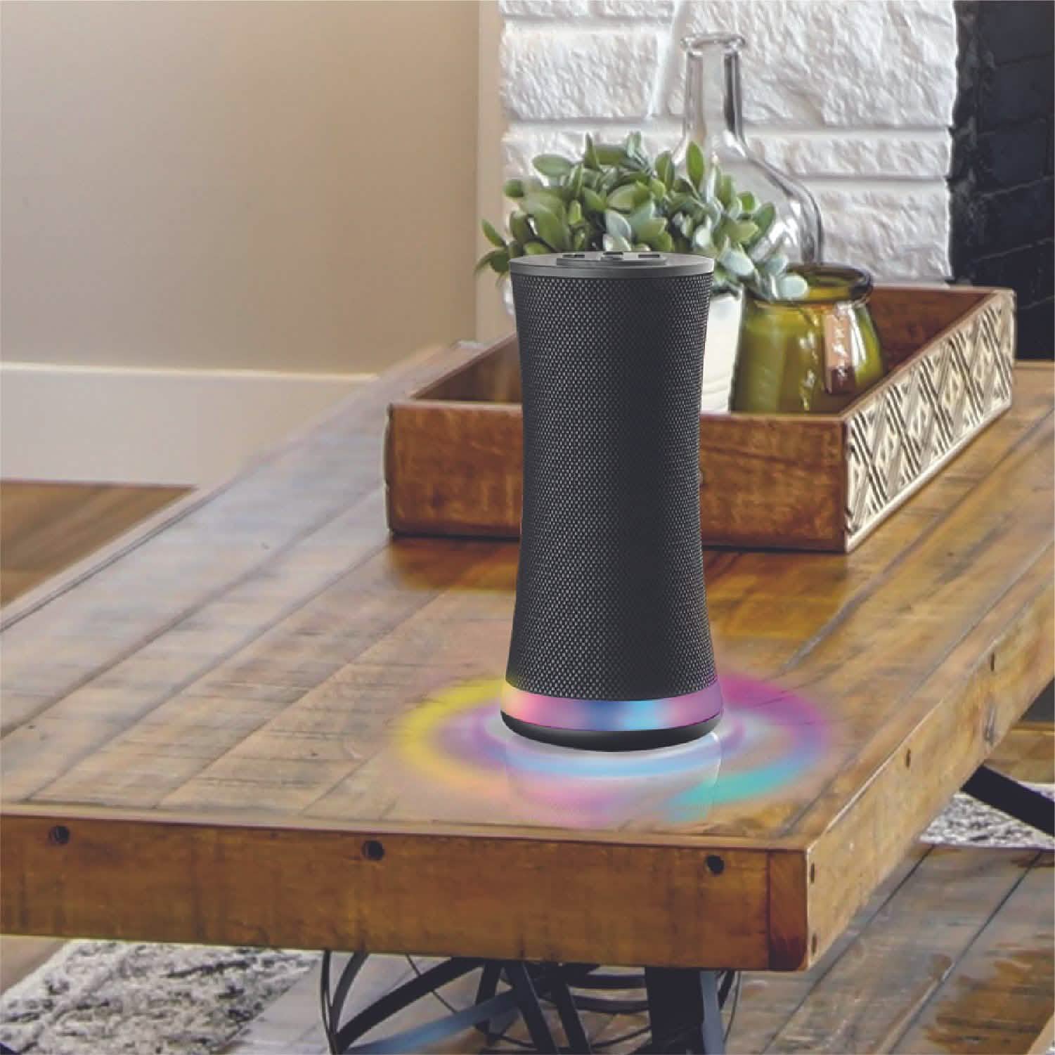 Mood Tower Multi-Color LED Light Wireless Speaker DailySale