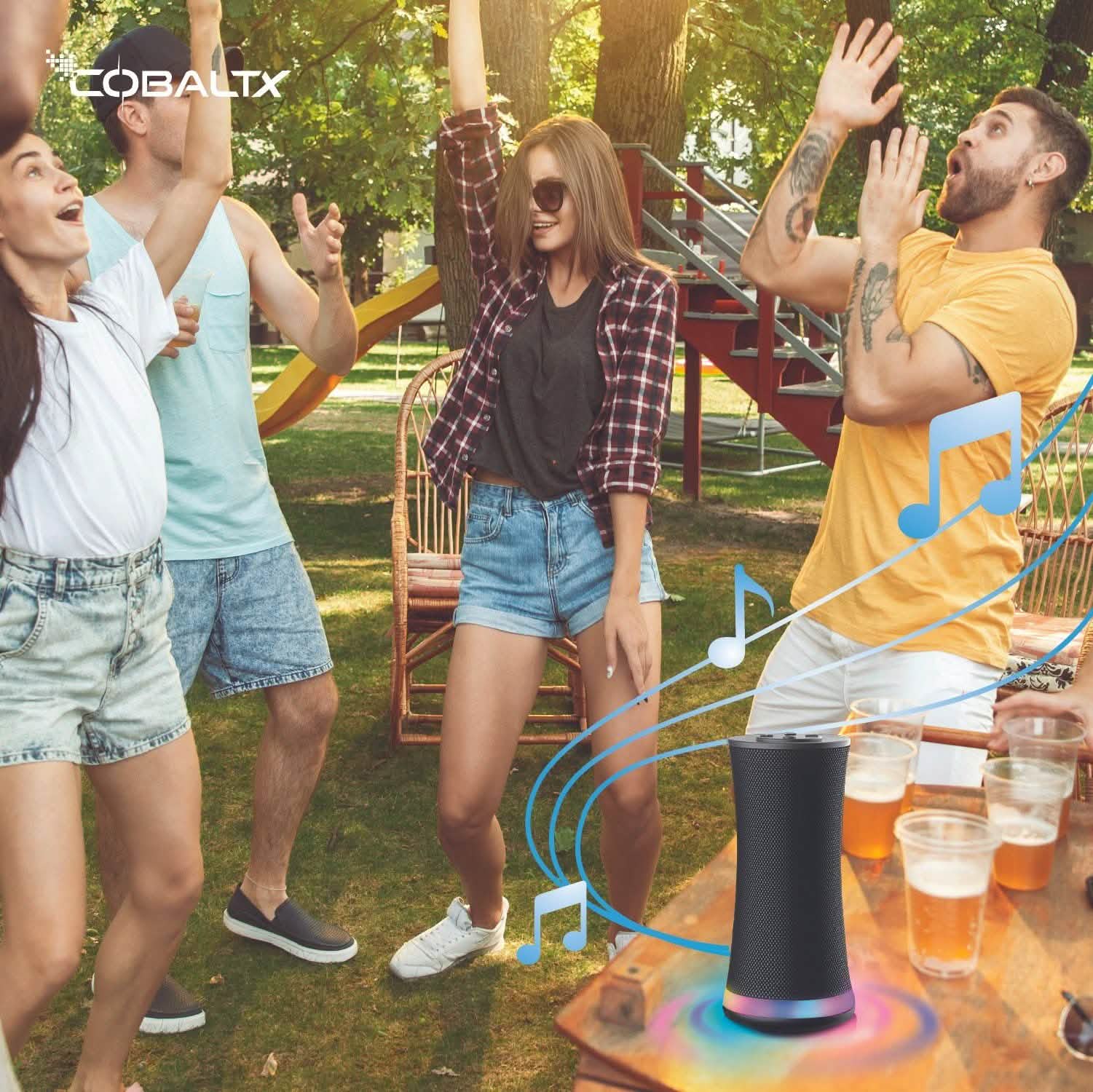 Mood Tower Multi-Color LED Light Wireless Speaker DailySale