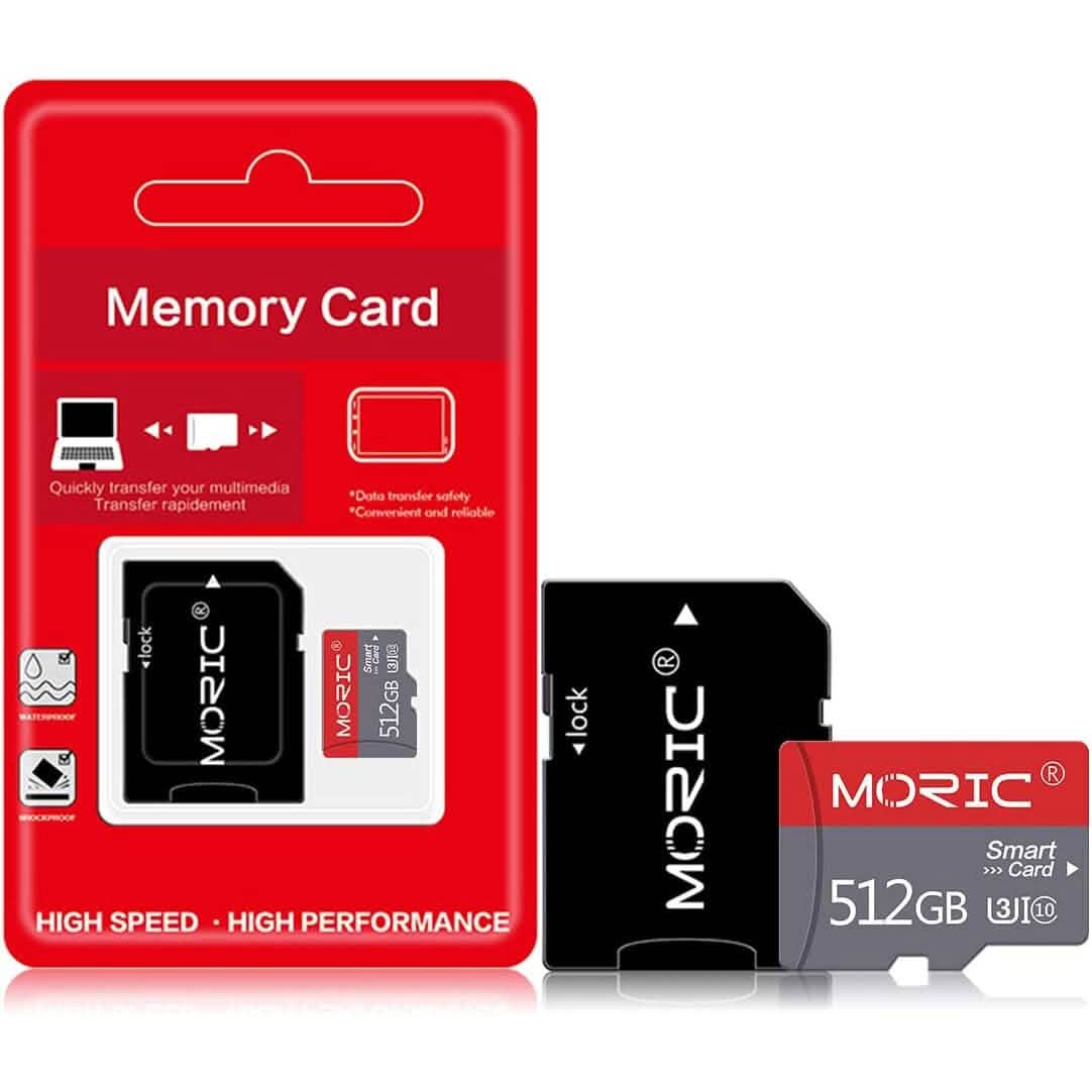 Moric 512GB Micro SD Card Fast Speed MicroSDXC UHS-I Memory Card  (Refurbished) DailySale