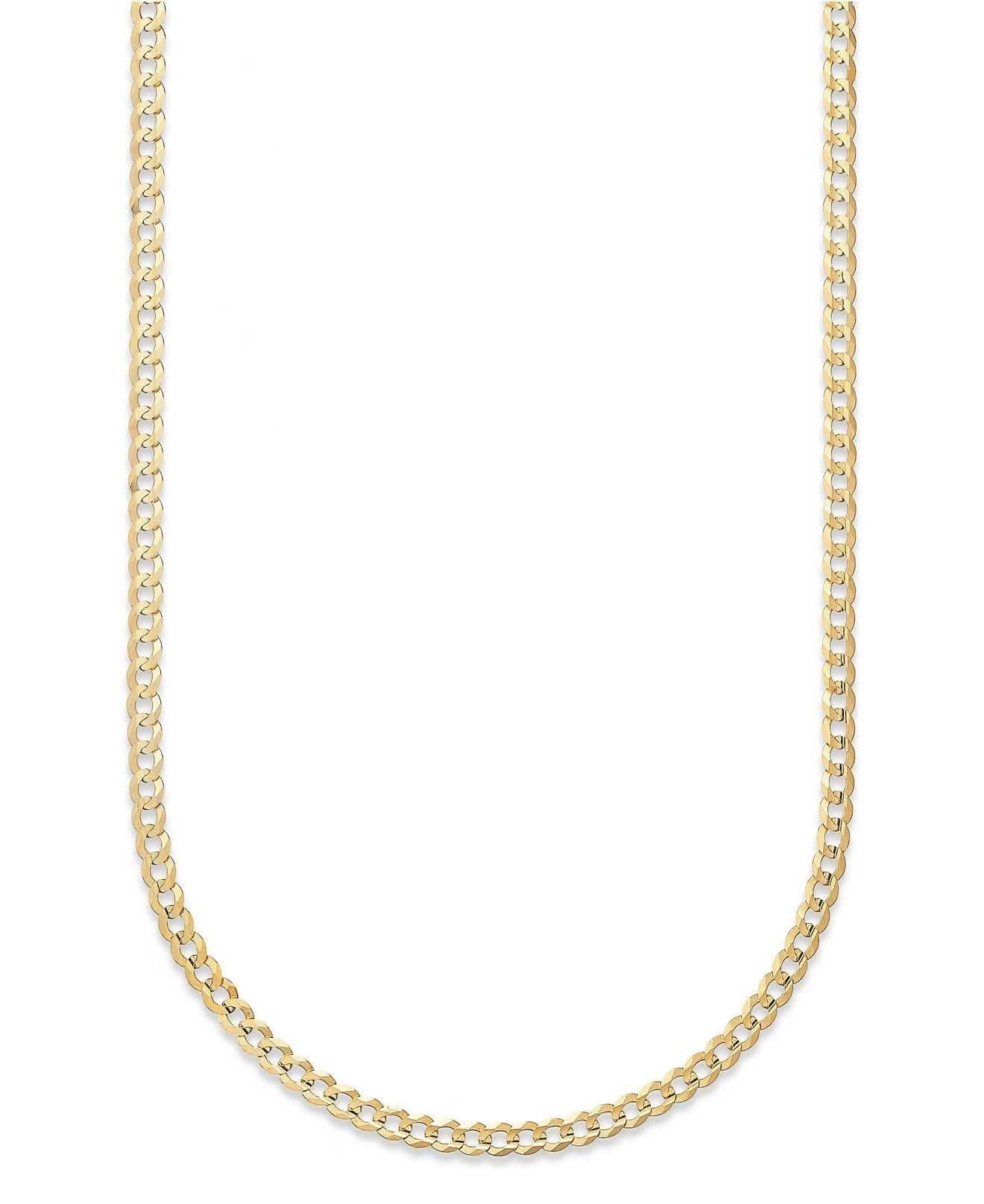 10K Gold Moricci 2MM Italian Cuban Chain Necklace DailySale