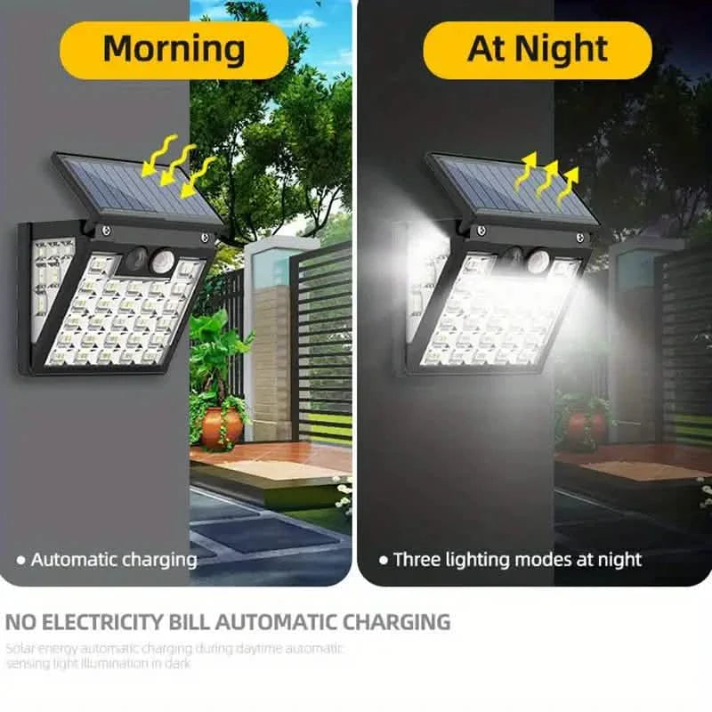 Motion Sensor Solar Street Light - Dusk to Dawn, Energy Efficient LED Lamp DailySale