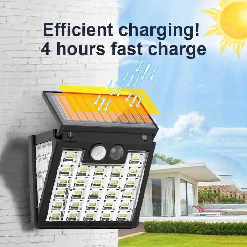 Motion Sensor Solar Street Light - Dusk to Dawn, Energy Efficient LED Lamp DailySale