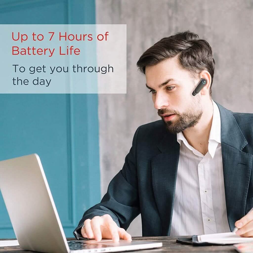 Motorola Boom 3+ Plus in-Ear Wireless Mono Bluetooth Headset Noise Cancellation DailySale