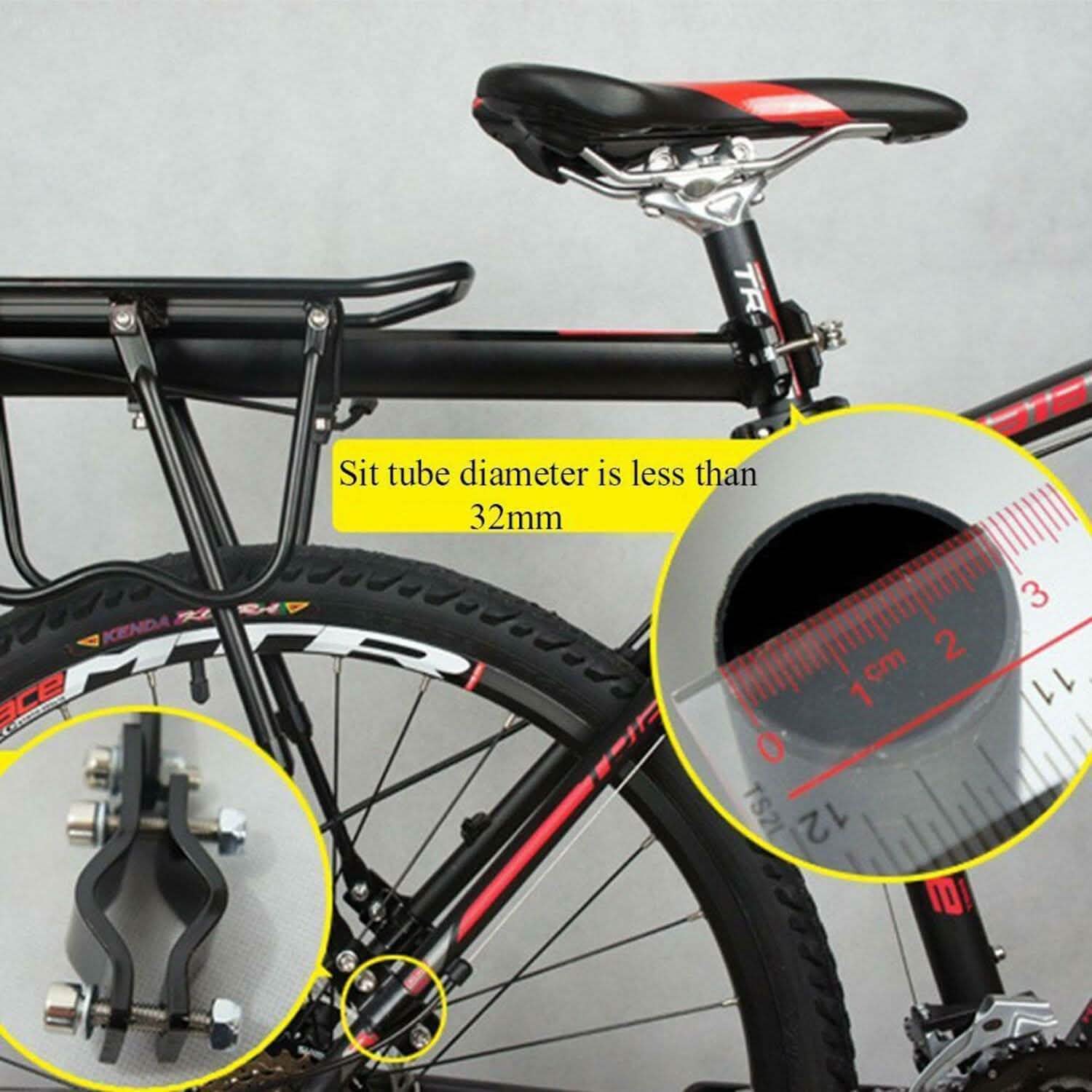 Mountain Bike Bicycle Rear Rack Seat DailySale