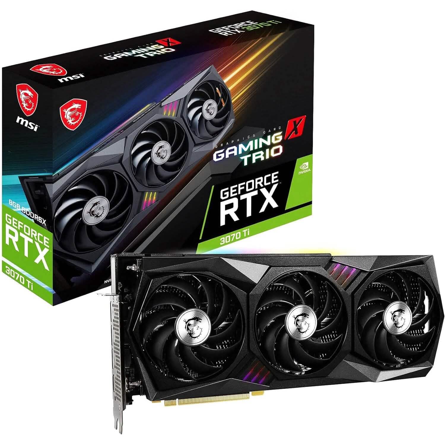 MSI Gaming GeForce RTX 3070 Ti 8GB GDRR6X 256-Bit Graphics Card (Refurbished) DailySale