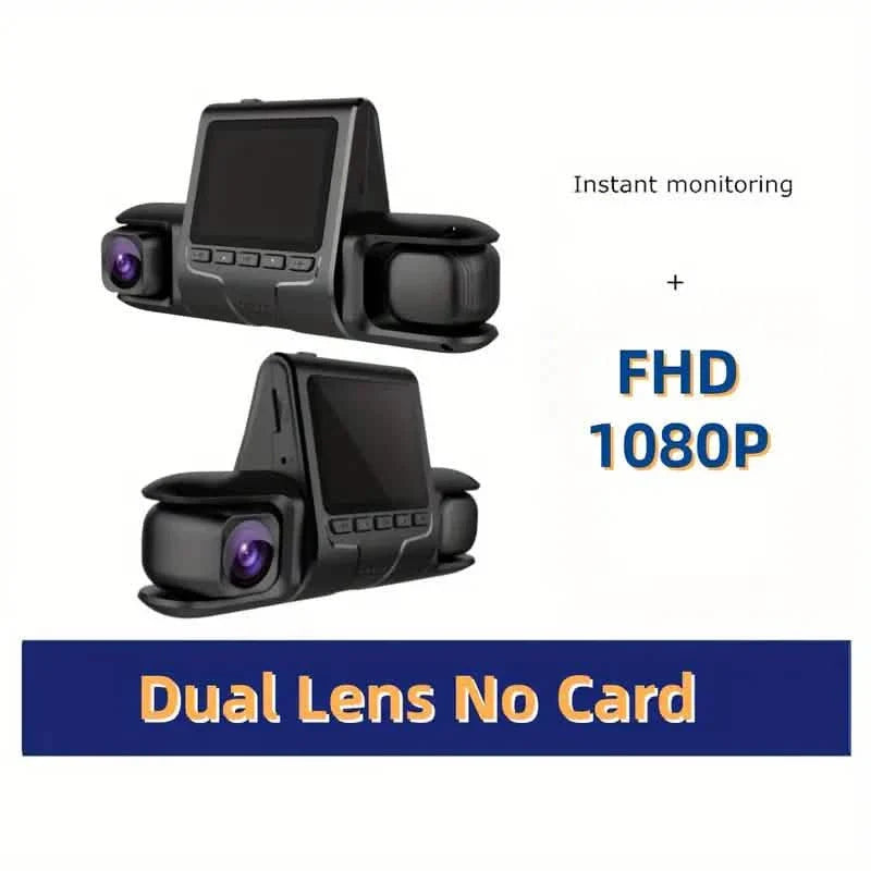 Car Dashcam Recorder, 2.0 Inch Screen Dual Lens HD Night Monitoring Mini Dash Cam DailySale