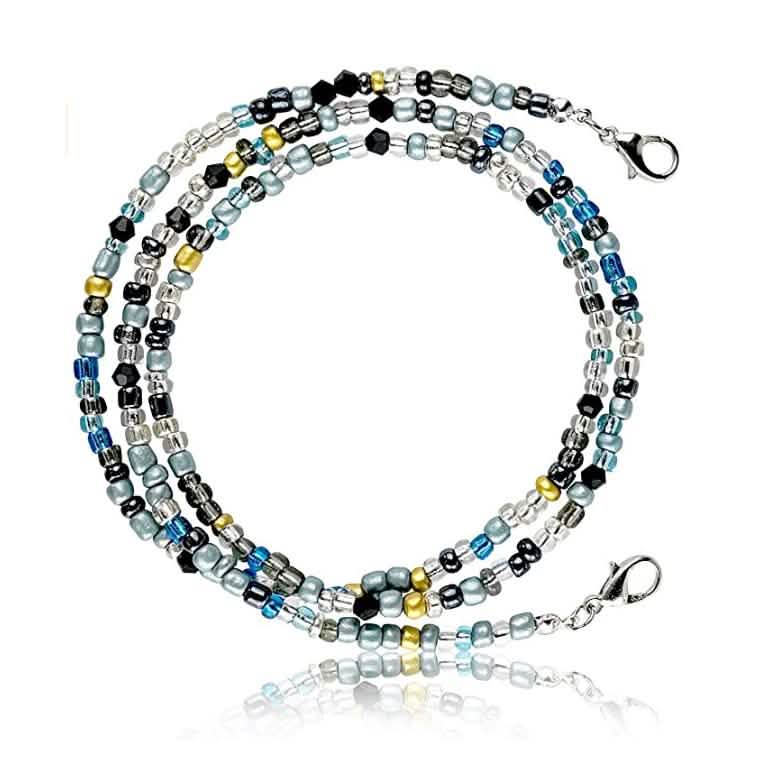 Multi-Color Face Mask Holder Beads Chain DailySale