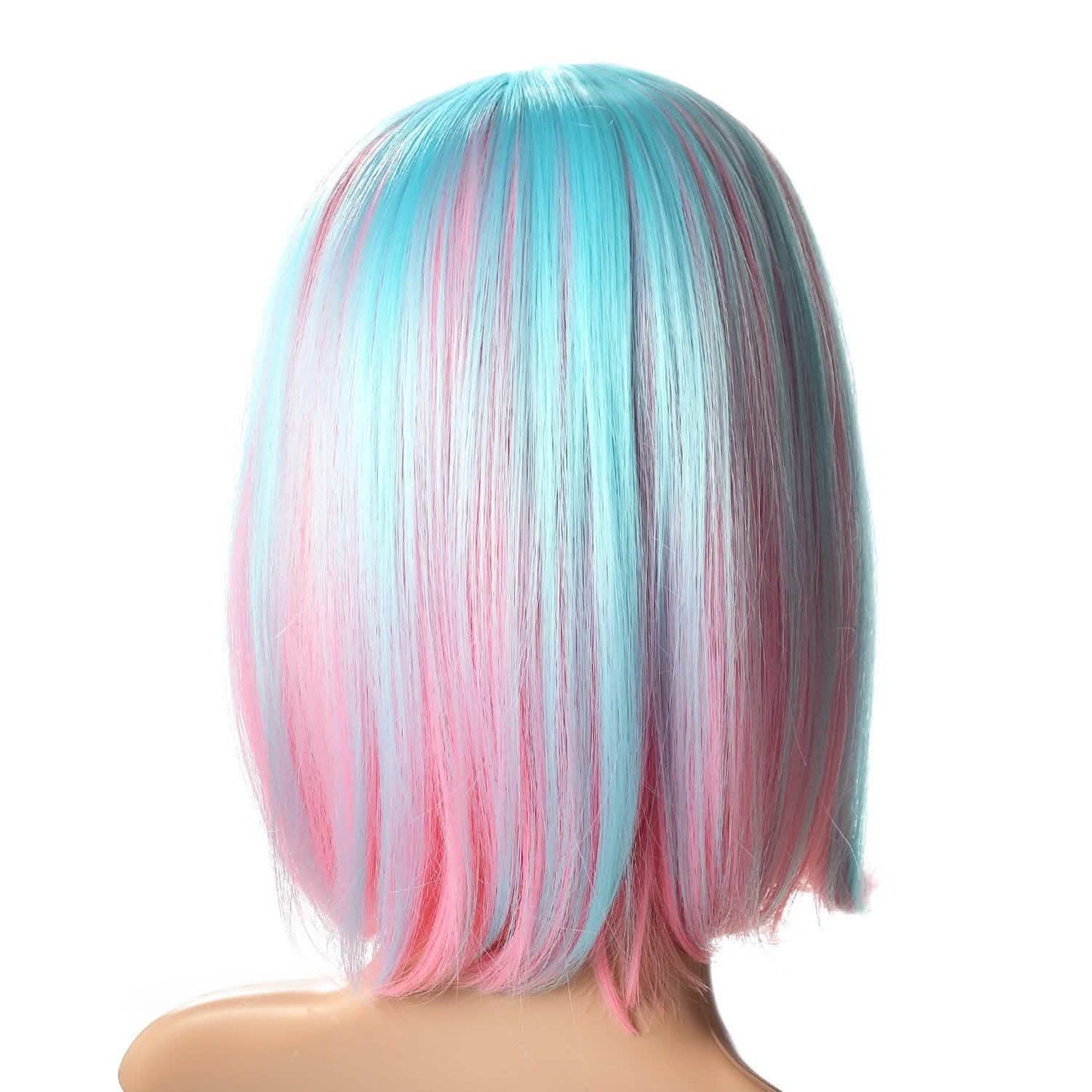Multi-Color Ombre Short Bob Wig DailySale