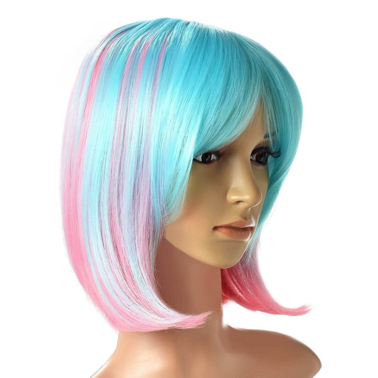 Multi-Color Ombre Short Bob Wig DailySale
